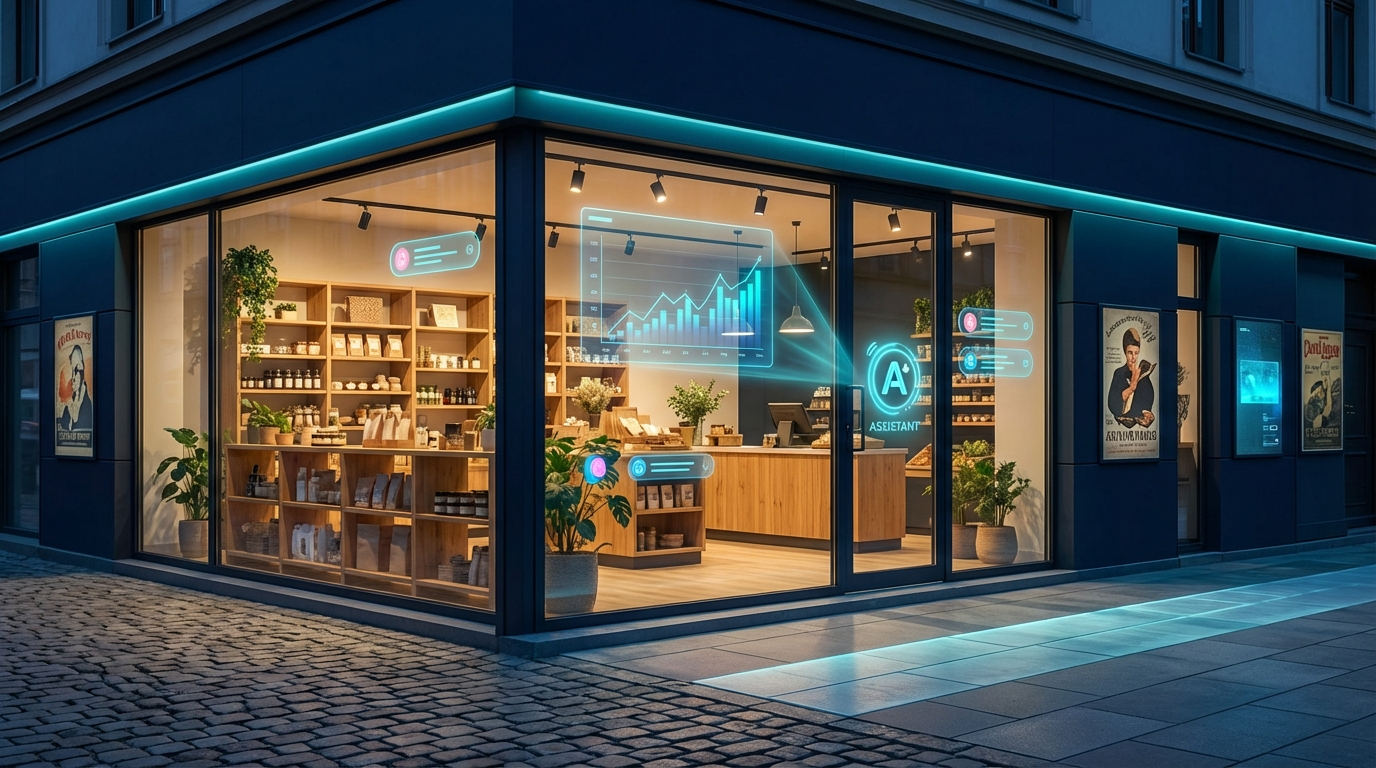 Small business transitioning to AI-powered operations